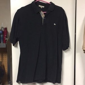 Burberry M black polo